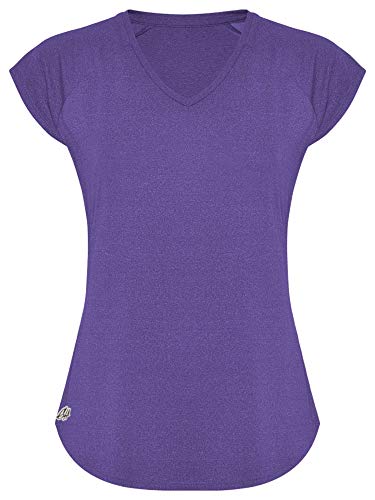 GO HEAVY Damen Fitness Funktions Sport T-Shirt Laufshirt Kurzarm Schnelltrocknend Yoga Sportoberteil | Mauve S GO HEAVY Damen Fitness Funktions Sport T-Shirt Laufshirt Kurzarm Schnelltrocknend Yoga Sportoberteil | Mauve S von GO HEAVY