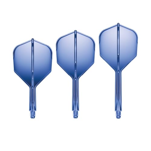 GOAT - Air Blue Clear No6 Flights Inbetween, 3 Kunststoff Dartflights GOAT - Air Blue Clear No6 Flights Inbetween, 3 Kunststoff Dartflights von GOAT