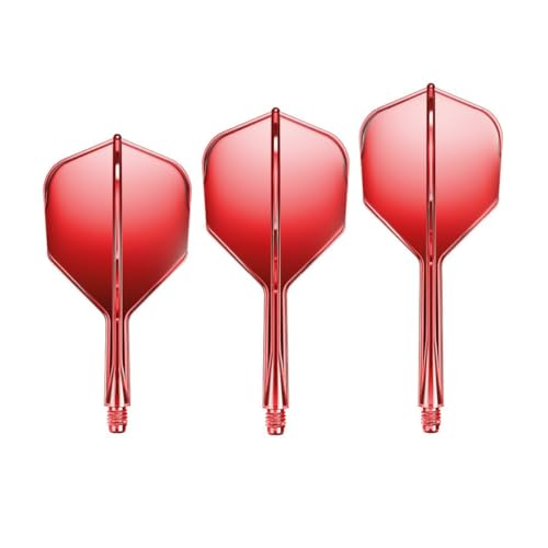 GOAT - Air Red Clear No6 Flights Kurz, 3 Kunststoff Dartflights GOAT - Air Red Clear No6 Flights Kurz, 3 Kunststoff Dartflights von GOAT