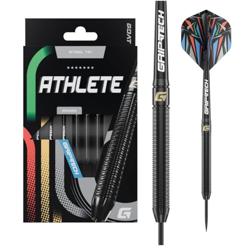 GOAT - Athlete Schwarz Messing Steeldarts 13 G, inkl. 3 Barrels, 3 Flights & 3 Shafts GOAT - Athlete Schwarz Messing Steeldarts 13 G, inkl. 3 Barrels, 3 Flights & 3 Shafts von GOAT