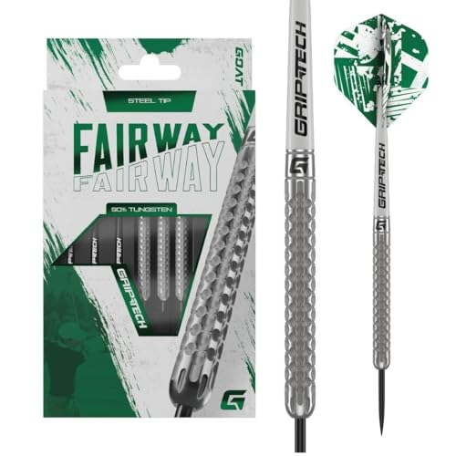 GOAT - Fairway V1 90% Steeldarts 23 G, inkl. 3 Barrels, 3 Flights & 3 Shafts GOAT - Fairway V1 90% Steeldarts 23 G, inkl. 3 Barrels, 3 Flights & 3 Shafts von GOAT