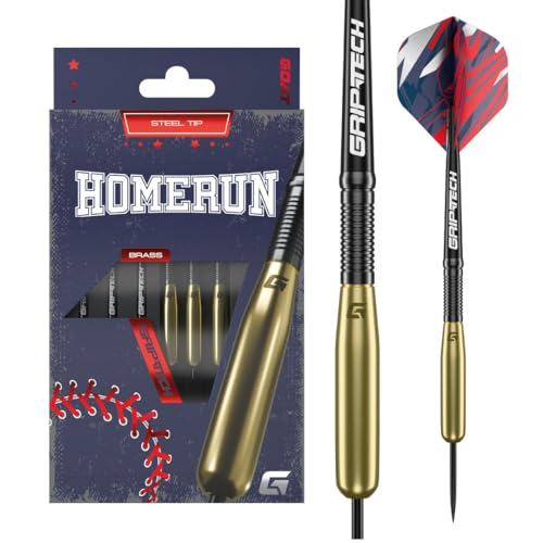 GOAT - Homerun Gold Messing Steeldarts, inkl. 3 Barrels, 3 Flights & 3 Shafts GOAT - Homerun Gold Messing Steeldarts, inkl. 3 Barrels, 3 Flights & 3 Shafts von GOAT