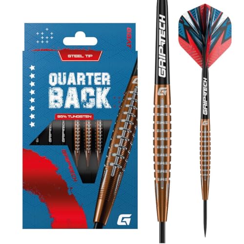 GOAT - Quarterback V1 95% Steeldarts 25 G, inkl. 3 Barrels, 3 Flights & 3 Shafts GOAT - Quarterback V1 95% Steeldarts 25 G, inkl. 3 Barrels, 3 Flights & 3 Shafts von GOAT