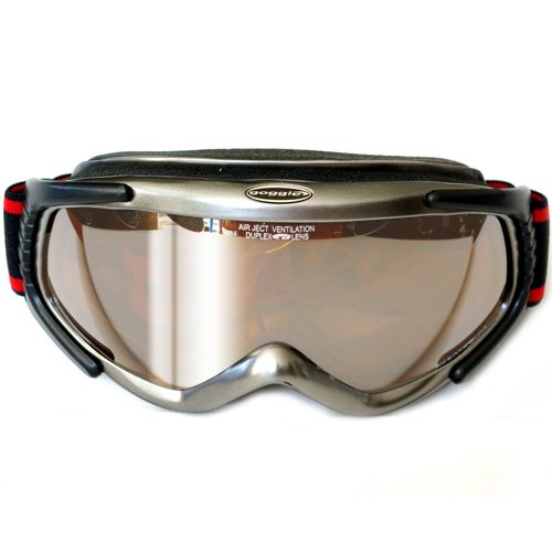 GOGGLE Skibrille Snowboardbrille Schneebrille Gun beschlagfreie Doppelscheibe von GOGGLE