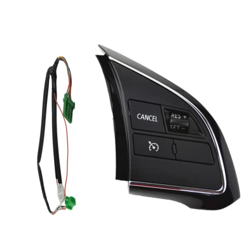 GOLCD Autoschalter Rechtes Lenkrad Audio Lautstärke Bluetooth Schalter Taste 8602A088 8616A037, für Outlander 2016-2018 Xpander 2018 2019 von GOLCD