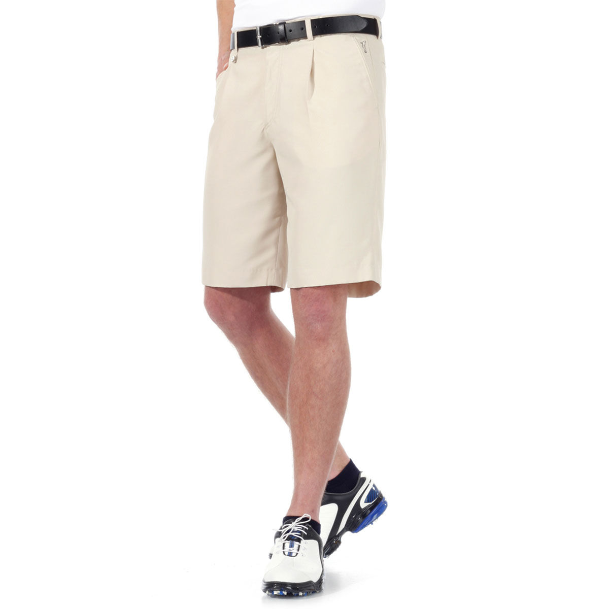 GOLFINO THE ORIGINAL MICROFIBRE BERMUD Master Item , Mens, Beige, 48, Regular | American Golf von GOLFINO