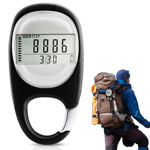 3D Schrittzähler mit Clip, Tragbar Digitaler Schrittzähler Clip, Genauer Schrittzähler Ohne App und Handy, Schrittzähler Fußgelenk Pedometer, Kalorienverbrauch, Ideal für Gehen Laufen Sport 3D Schrittzähler mit Clip, Tragbar Digitaler Schrittzähler Clip, Genauer Schrittzähler Ohne App und Handy, Schrittzähler Fußgelenk Pedometer, Kalorienverbrauch, Ideal für Gehen Laufen Sport von GOMETY