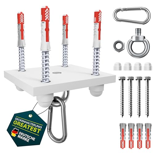 Yourkon Wand- & Deckenhalterung Greatest Weiss Für Boxsäcke, Hängesessel & Yogatücher Yourkon Wand- & Deckenhalterung Greatest Weiss Für Boxsäcke, Hängesessel & Yogatücher von GOOD YOURKON STUFF