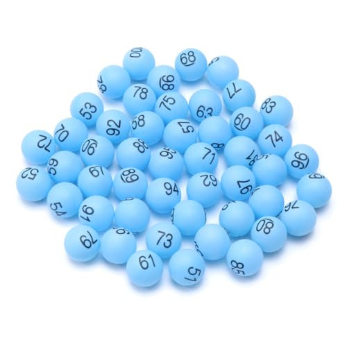GOOHOCHY 100 Stück Trainings-Pong Ersatz für Bingo-Bälle Spielbälle kleine Bingo-Bälle nummeriert Bingo-Maschine Ball Nummer Kind Buchstabe GOOHOCHY 100 Stück Trainings-Pong Ersatz für Bingo-Bälle Spielbälle kleine Bingo-Bälle nummeriert Bingo-Maschine Ball Nummer Kind Buchstabe von GOOHOCHY