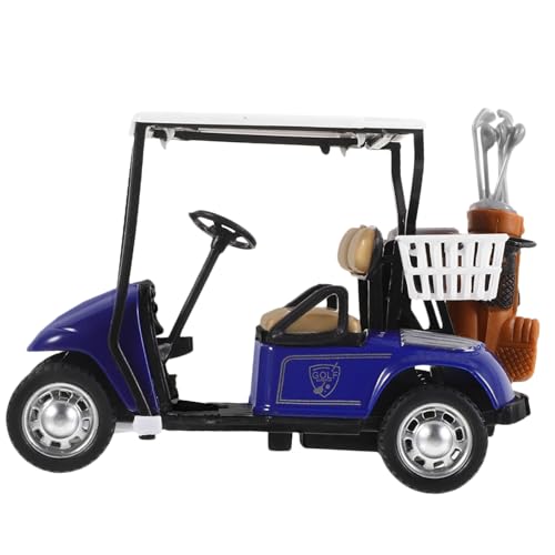 GOOHOCHY Fahrzeugmodelle Golfwagenmodell Golfwagen-Statue Actionfahrzeuge Druckguss Spielzeug Modelle Modell eines Minigolfwagens Wohnkultur Miniatur schmücken Auto Model Dekoration von GOOHOCHY
