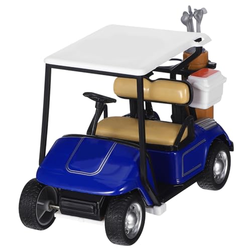 GOOHOCHY Fahrzeugmodelle Golfwagenmodell Golfwagen-Statue Actionfahrzeuge Druckguss Spielzeug Modelle Modell eines Minigolfwagens Wohnkultur Miniatur schmücken Auto Model Dekoration von GOOHOCHY