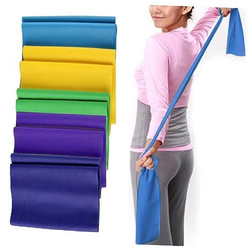 GOOHOCHY Widerstands-fitnessband 1 5 M Stretch-widerstandsband Yoga-Pilates-Gurte Übungs-fitnessband Gürtel Zufällige Farbe Robustes Gummi GOOHOCHY Widerstands-fitnessband 1 5 M Stretch-widerstandsband Yoga-Pilates-Gurte Übungs-fitnessband Gürtel Zufällige Farbe Robustes Gummi von GOOHOCHY