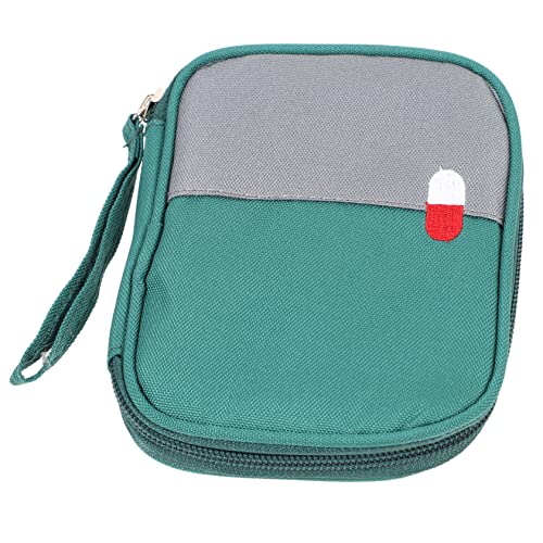 GOOHOCHY Mini Aufbewahrungstasche Für Medikamente Tragbare Reise Erste Hilfe Tasche Organizer Für Medikamente Und Verbandsmaterial Ideal Für Reisen Camping Und Unterwegs Wasserdicht von GOOHOCHY