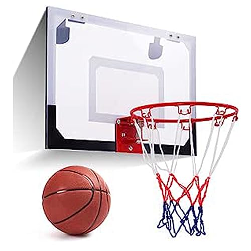 GOPLUS Mini Basketballkorb Set für Kinder Zimmer, Basketball Set mit Ball und Pumpe, Basketball Board Indoor Ballnetz Office Home, Outdoor Basketballbrett Wandmontage GOPLUS Mini Basketballkorb Set für Kinder Zimmer, Basketball Set mit Ball und Pumpe, Basketball Board Indoor Ballnetz Office Home, Outdoor Basketballbrett Wandmontage von GOPLUS