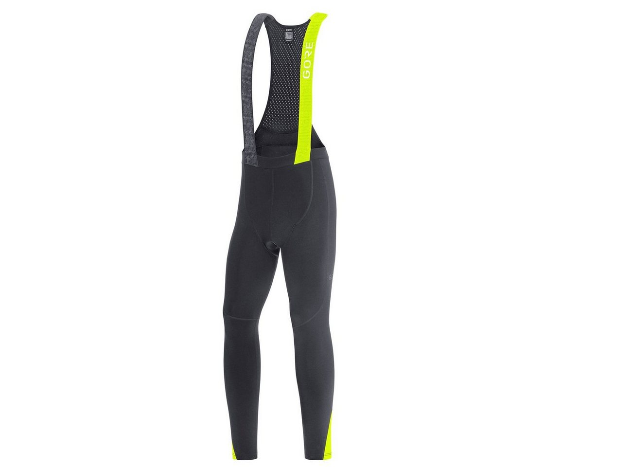 GORE® Wear Gore Wear C5 Thermo Bib Tights Herren Black Neon Yellow Outdoorschuh von GORE® Wear