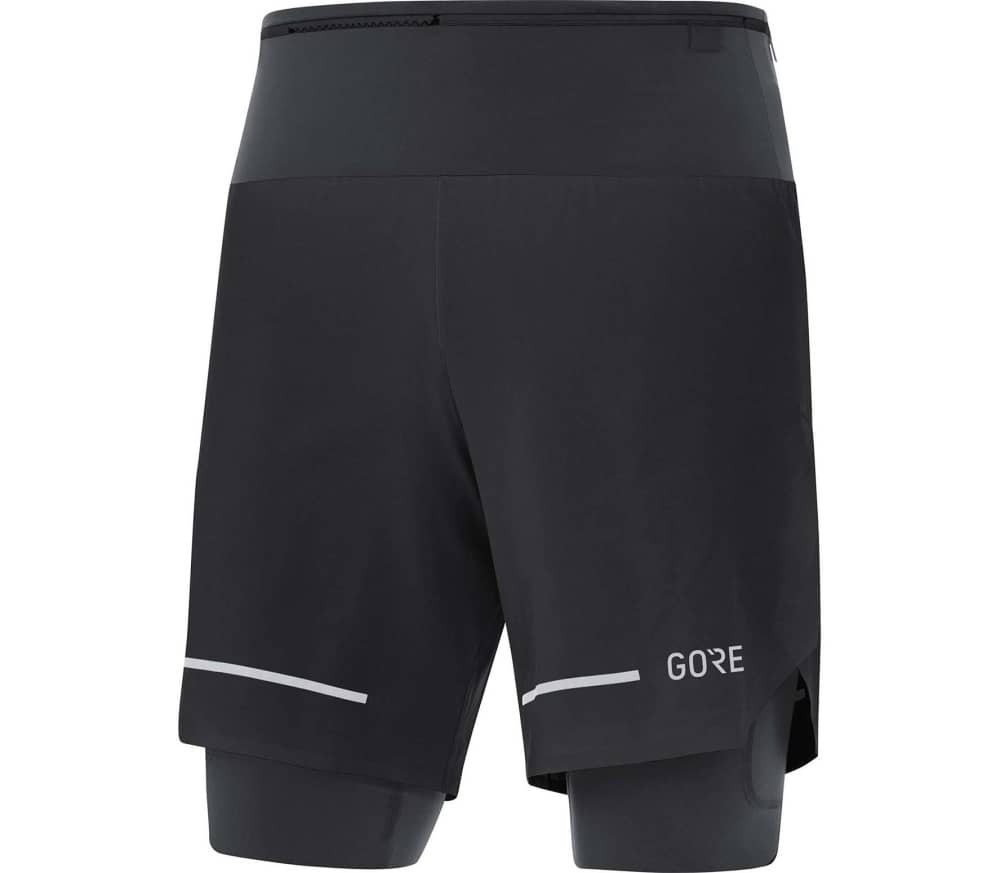 GORE® Wear Laufhose Gore Wear Ultimate 2 in 1 Shorts Herren Black S von GORE® Wear