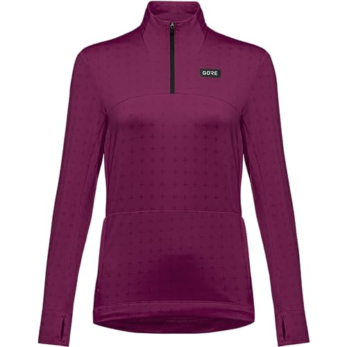 GORE WEAR Atmungsaktives Damen-Shirt, Everyday Thermo, Warmes Fleece-Funktionsshirt, Langärmlig, 1/4 Reißverschluss von GORE WEAR