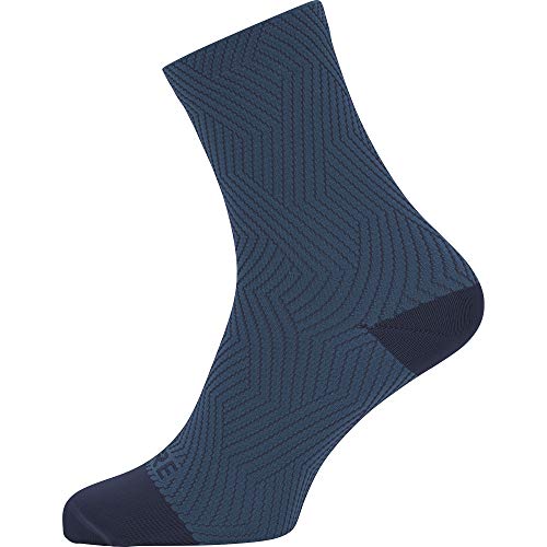 GORE WEAR C3 Sochen Mittellang, Orbit Blue/Deep Water Blue, 35-37 / S von GORE WEAR