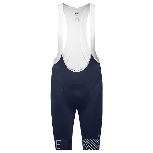 GORE WEAR Herren C5 Opti Trägerhose+ Kurze, Orbit Blue/White, L EU von GORE WEAR