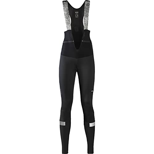 GORE WEAR Damen Thermo Fahrrad-Trägerhose Ability, Mit Sitzpolster, GORE-TEX INFINIUM, 36, Schwarz von GORE WEAR