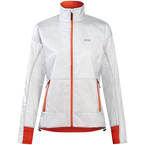 GORE WEAR Damen Drive Jacket, White/Fireball, 36 EU GORE WEAR Damen Drive Jacket, White/Fireball, 36 EU von GORE WEAR
