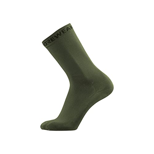 GOREWEAR Unisex R3 Thermo Tights Socken, Utility Green, 47-49 EU von GORE WEAR