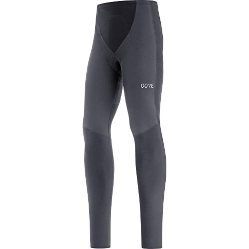 GORE WEAR Herren Thermo Fahrrad-Tights mit Sitzpolster, C3, Partial GORE-TEX INFINIUM, L, Schwarz von GORE WEAR