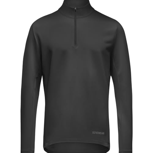 GORE WEAR Herren Everyday Mid 1/4-zip Hemd, Schwarz, L EU von GORE WEAR