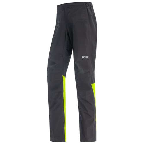 GORE WEAR Herren Gore-tex Paclite Hose, Black/Neon Yellow, XL EU von GORE WEAR