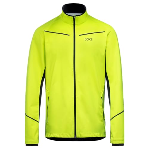 GORE WEAR Herren R3 Infinium Partial Jacke, Neon Yellow/Black, L EU von GORE WEAR