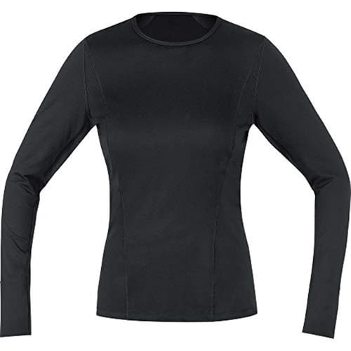 GORE WEAR Damen M Base Layer Shirt langarm, Black, 40 von GORE WEAR