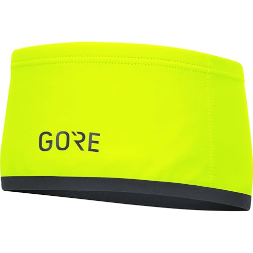 GORE WEAR M Unisex Stirnband GORE WINDSTOPPER, Größe: ONE, Farbe: Neon-Gelb von GORE WEAR