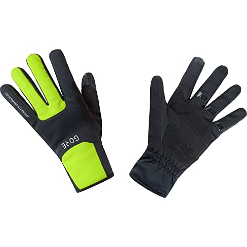 GORE WEAR Unisex Thermo Handschuhe, GORE WINDSTOPPER, Gr. 10, Schwarz/Neon-Gelb von GORE WEAR