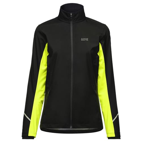 GORE WEAR Damen Gtx Jacke, Black/Neon Yellow, 38 EU von GORE WEAR