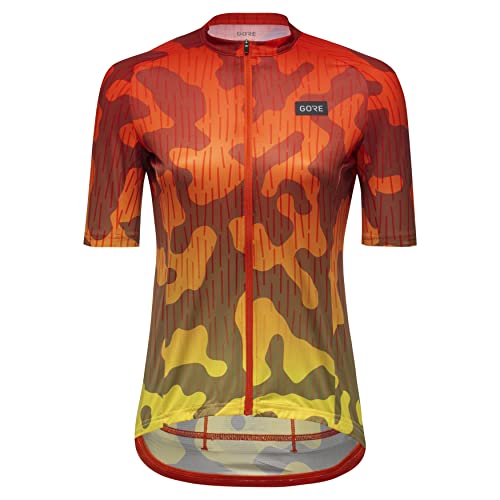 GORE WEAR Damen Rain Camo Trikot, Fireball, 36 EU von GORE WEAR