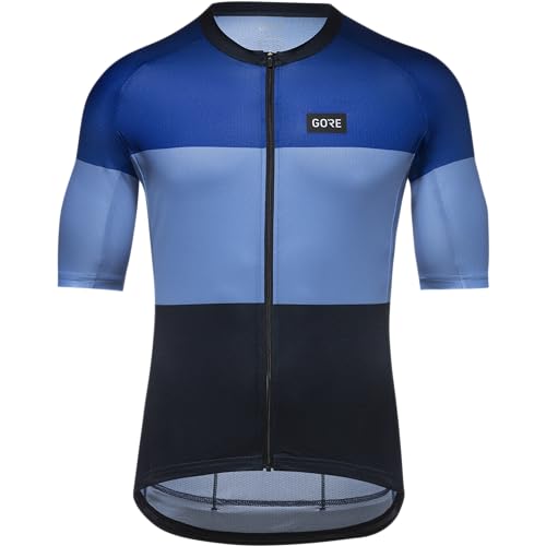 GOREWEAR Atmungsaktives Herren Fahrrad-Trikot, Spirit Stripes, Schneller Feuchtigkeitstransport, Einzigartiges Design, Kurzarm Fahrrad-Shirt von GORE WEAR