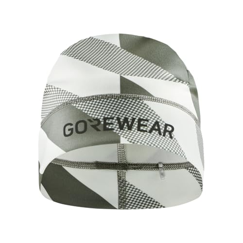 GORE WEAR Unisex Essence Light Beanie-Mütze, White/Lab Gray, Einheitsgröße EU von GORE WEAR