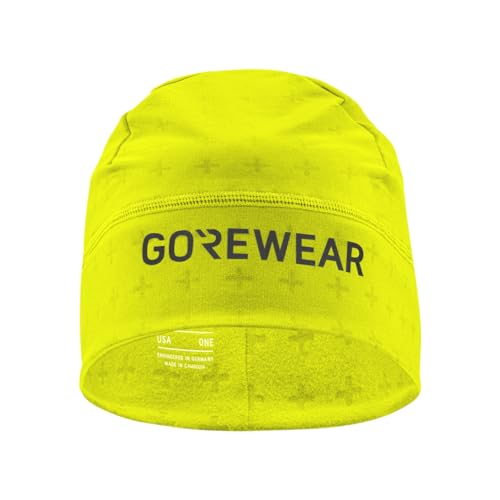 GORE WEAR Unisex Essence Thermo Beanie-Mütze, Neon Yellow, Einheitsgröße EU von GORE WEAR