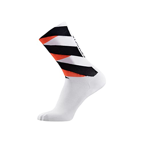 GORE WEAR Unisex Essential Signal Socken, White/Fireball, 38-40 EU von GORE WEAR