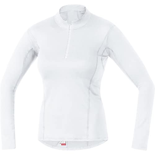 GORE WEAR Atmungsaktives Damen Stehkragen-Unterzieh-Shirt, Multisport, 40, Weiß von GORE WEAR