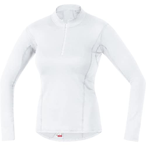 GOREWEAR M Damen Base Layer Thermo Stehkragenshirt, White, 40 GOREWEAR M Damen Base Layer Thermo Stehkragenshirt, White, 40 von GORE WEAR