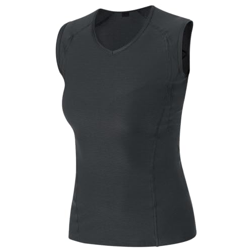 GORE WEAR Damen Base Layer Shirt Ärmellos, Schwarz, 38 EU von GORE WEAR