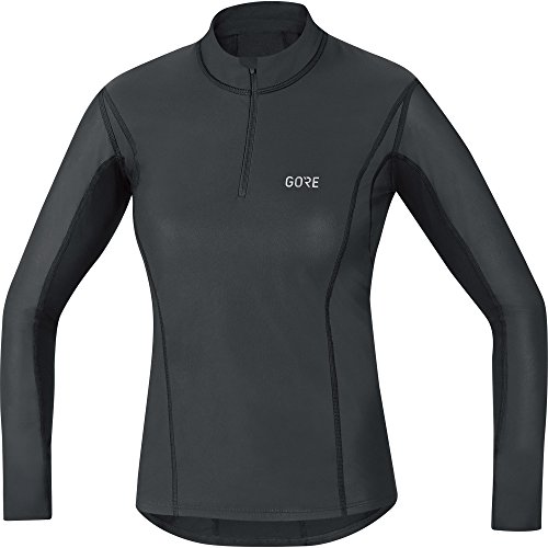 GORE Wear Winddichtes Damen Stehkragen-Unterzieh-Shirt, GORE M Women WINDSTOPPER Base Layer Thermo Turtleneck,Schwarz,100322,XS/36 von GORE WEAR