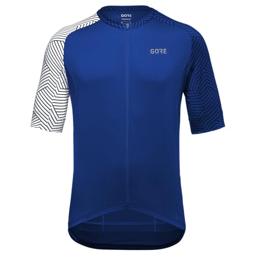 GOREWEAR Herren Fahrrad-Kurzarmtrikot, C5, Ultramarine Blue/White, XL von GORE WEAR