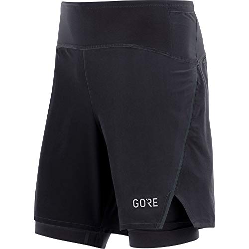 GORE WEAR R7 2in1 Herren Laufhose, L, Schwarz von GORE WEAR