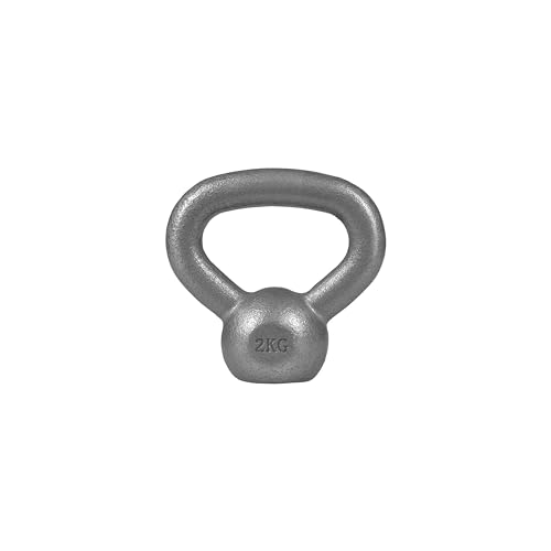 GORILLA SPORTS® Kettlebell - 2 bis 32 kg Gewichte, Einzeln/Set, Gusseisen, Bodenschonend, Silber oder Schwarz - Kugelhantel, Schwunghantel, Kugelgewicht, Rundgewicht, Krafttraining von GORILLA SPORTS