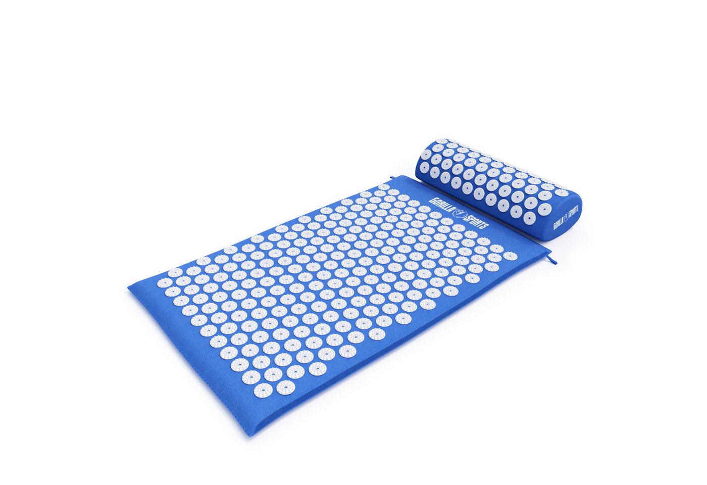 GORILLA SPORTS Akupressurmatte mit ergonomische Kissen und Tragetasche, aus Baumwolle, Massagematte, 68 x 42 x 2.5 cm, Nagelmatte, Akupunkturmatte GORILLA SPORTS Akupressurmatte mit ergonomische Kissen und Tragetasche, aus Baumwolle, Massagematte, 68 x 42 x 2.5 cm, Nagelmatte, Akupunkturmatte von GORILLA SPORTS
