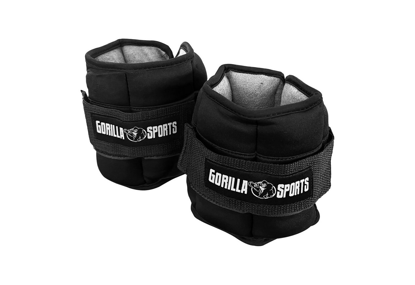 GORILLA SPORTS Gewichtsmanschette Set, 0,45kg-2,25 kg je Gelenk, Neopren, Farbwahl - Ankle Weights von GORILLA SPORTS