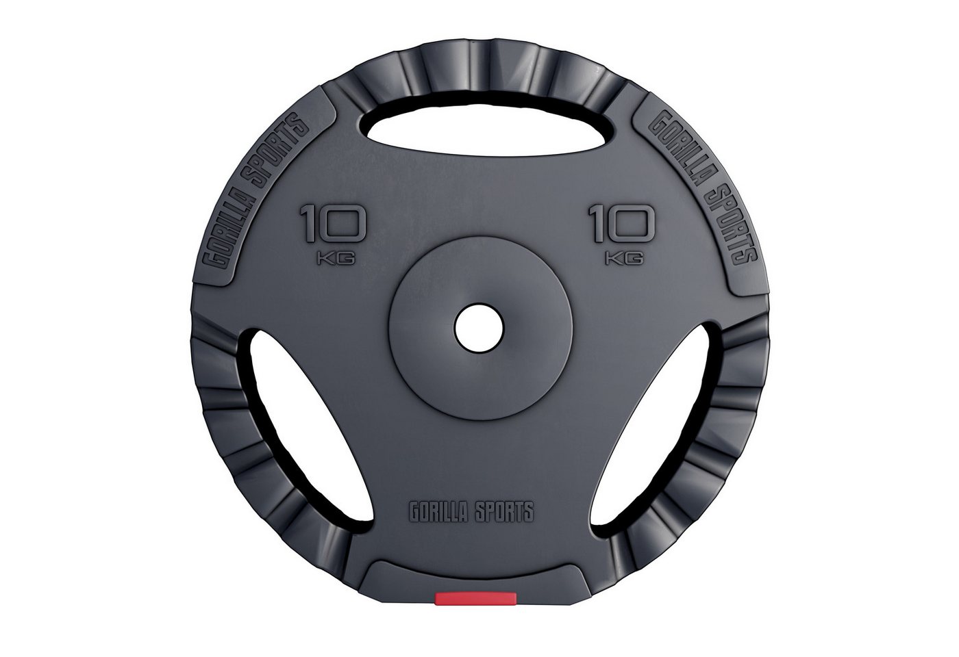 GORILLA SPORTS Hantelscheiben Einzeln/Set, Kunststoff Gewichtsscheiben, Ø 30/31mm Bohrung, Tri-Grip, Hantelscheiben-Set, von 1,25 kg bis 30 kg Gewichte - für Krafttraining GORILLA SPORTS Hantelscheiben Einzeln/Set, Kunststoff Gewichtsscheiben, Ø 30/31mm Bohrung, Tri-Grip, Hantelscheiben-Set, von 1,25 kg bis 30 kg Gewichte - für Krafttraining von GORILLA SPORTS