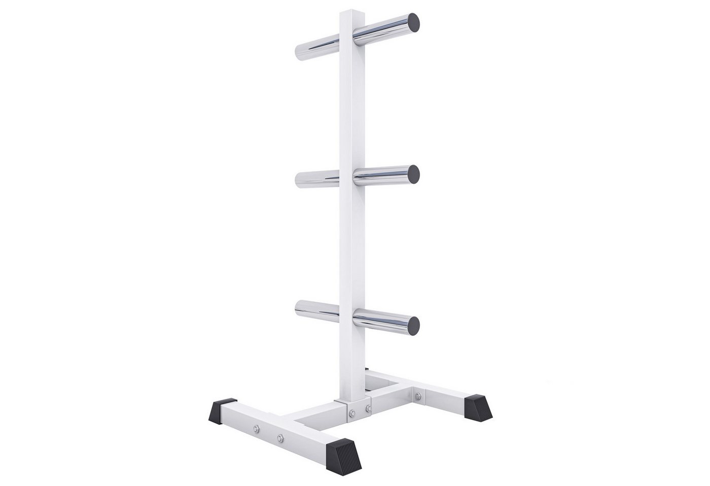 GORILLA SPORTS Hantelscheibenständer 6 Stangen, mit 50mm Scheibenaufnahme, 350 kg Belastbar, Schwarz/Weiß, aus Stahl - Hantelständer, Scheibenständer, Hantelablage, Hantelbaum GORILLA SPORTS Hantelscheibenständer 6 Stangen, mit 50mm Scheibenaufnahme, 350 kg Belastbar, Schwarz/Weiß, aus Stahl - Hantelständer, Scheibenständer, Hantelablage, Hantelbaum von GORILLA SPORTS